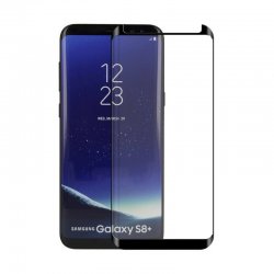 گلس تمام چسب شیشه ای مدل 3D برای گوشی موبایل سامسونگ Galaxy S8 Plus